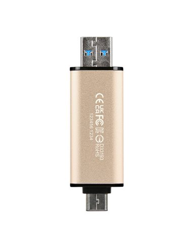 USB Flash накопитель Transcend JetFlash 930C, 512Гб, Золотистый