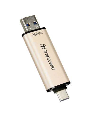 USB Flash накопитель Transcend JetFlash 930C, 256Гб, Золотистый