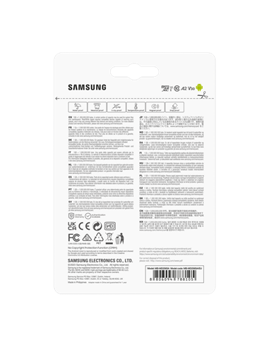 Карта памяти Samsung EVO Plus MicroSDXC, 256Гб (MB-MD256SA/EU)