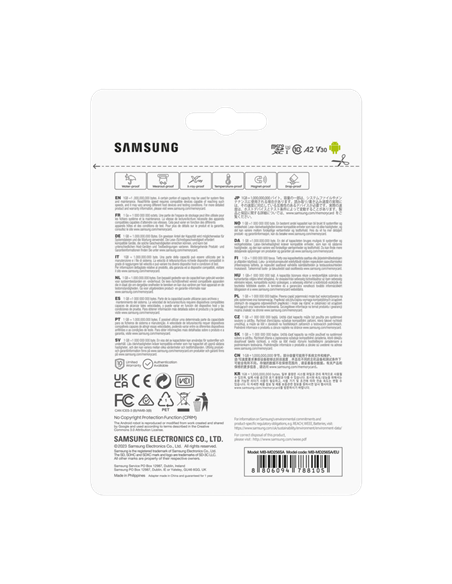 Карта памяти Samsung EVO Plus MicroSDXC, 256Гб (MB-MD256SA/EU)