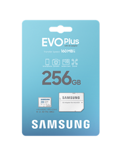 Card de Memorie Samsung EVO Plus MicroSDXC, 256GB (MB-MC256SA/KR) 2