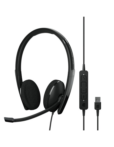 Căști EPOS ADAPT 160 USB II, Negru