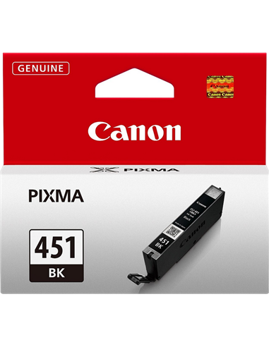 Картридж чернильный Canon CLI-451Bk, 7мл, Черный
