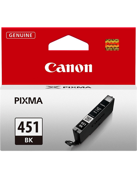 Картридж чернильный Canon CLI-451Bk, 7мл, Черный