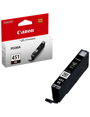 Картридж чернильный Canon CLI-451Bk, 7мл, Черный