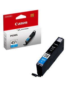 Картридж чернильный Canon CLI-451C, 7мл, Голубой 2