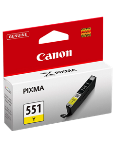 Картридж чернильный Canon CLI-551, 7мл, Желтый 2