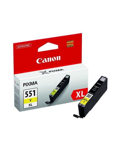 Картридж чернильный Canon CLI-551, 7мл, Желтый