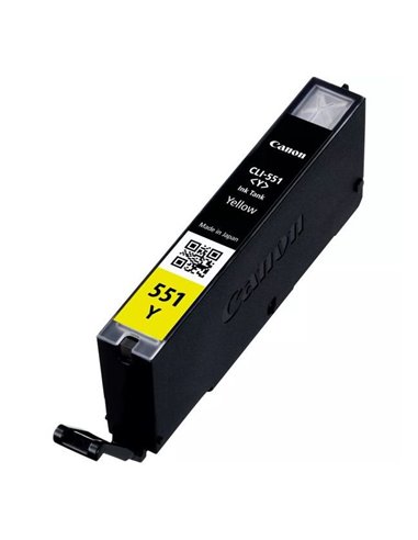 Картридж чернильный Canon CLI-551, 7мл, Желтый