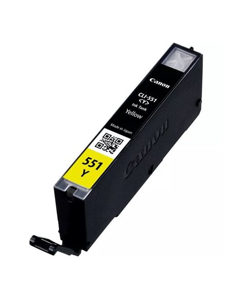 Картридж чернильный Canon CLI-551, 7мл, Желтый