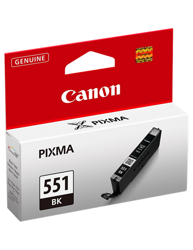Картридж чернильный Canon CLI-551, 7мл, Черный