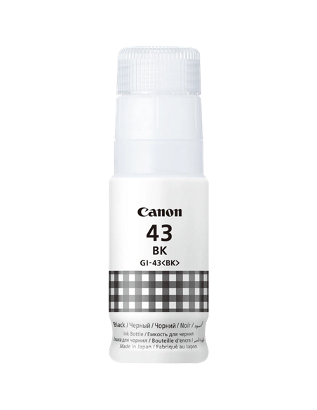 Контейнер с чернилами Canon GI-43, 60мл, Черный