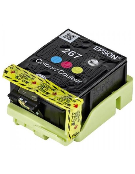 Картридж чернильный Epson T267, C13T26704010, Трехцветный C/M/Y