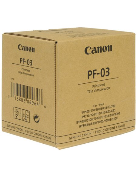 Печатающая головка Canon PF-03, Чёрный