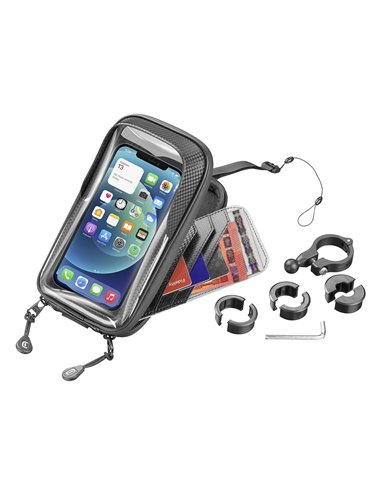 Автомобильный держатель Cellularline Rider Shield, Чёрный