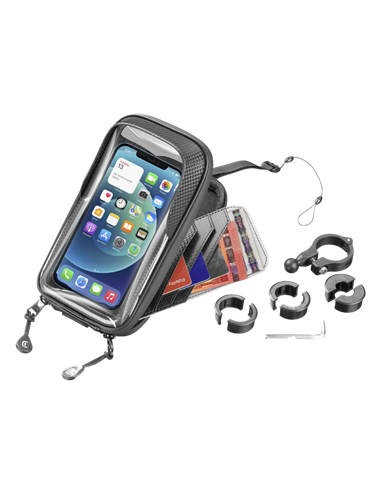 Suport Auto Cellularline Rider Shield, Negru