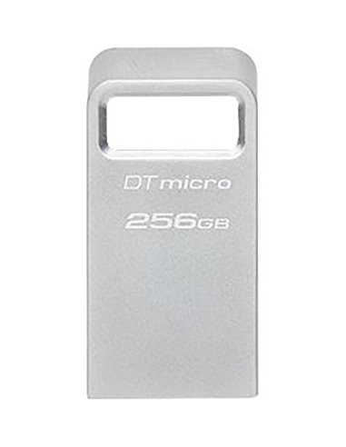 USB Flash накопитель Kingston DataTraveler Micro, 256Гб, Серебристый