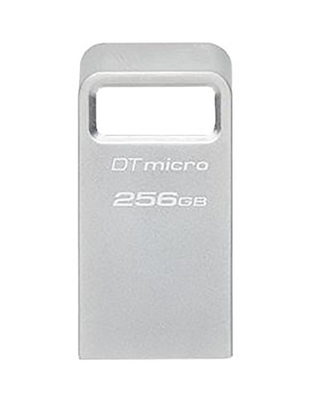 USB Flash накопитель Kingston DataTraveler Micro, 256Гб, Серебристый