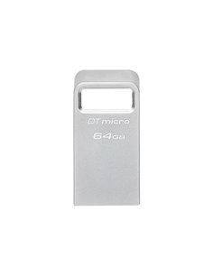 USB Flash накопитель Kingston DataTraveler Micro, 64Гб, Серебристый 2