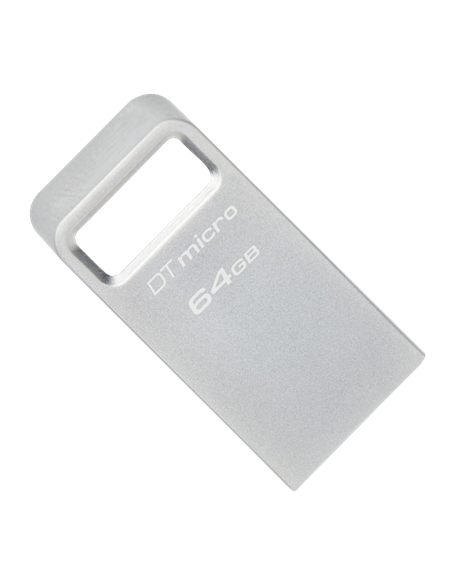 Memorie USB Kingston DataTraveler Micro, 64GB, Argintiu