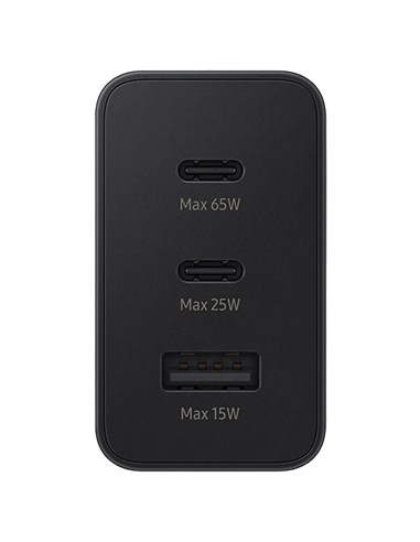 Зарядное устройство Samsung Trio Fast Travel Charger EP-T6530, 65Вт, Чёрный