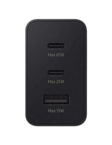 Зарядное устройство Samsung Trio Fast Travel Charger EP-T6530, 65Вт, Чёрный