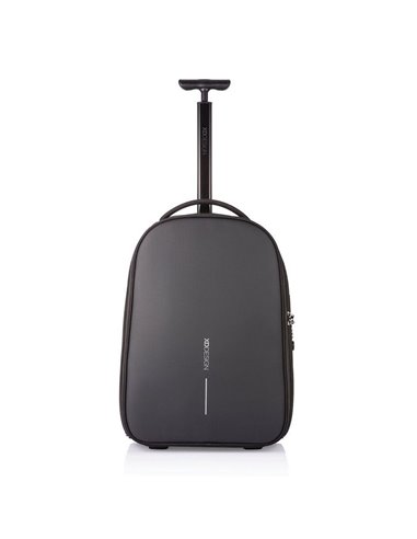 Rucsac de călătorie Bobby Trolley, 17", Poliuretan, Negru