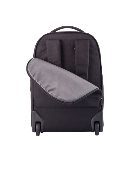 Rucsac de călătorie Bobby Trolley, 17", Poliuretan, Negru