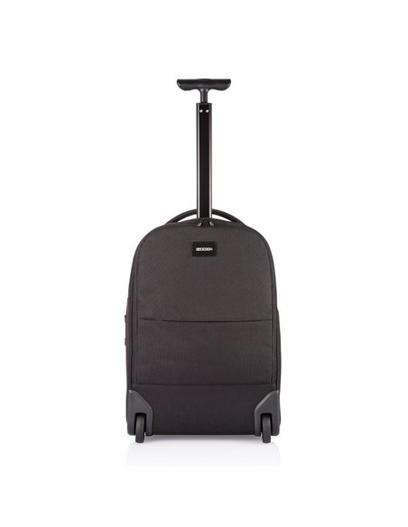 Rucsac de călătorie Bobby Trolley, 17", Poliuretan, Negru