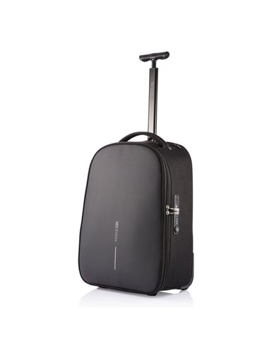 Rucsac de călătorie Bobby Trolley, 17", Poliuretan, Negru