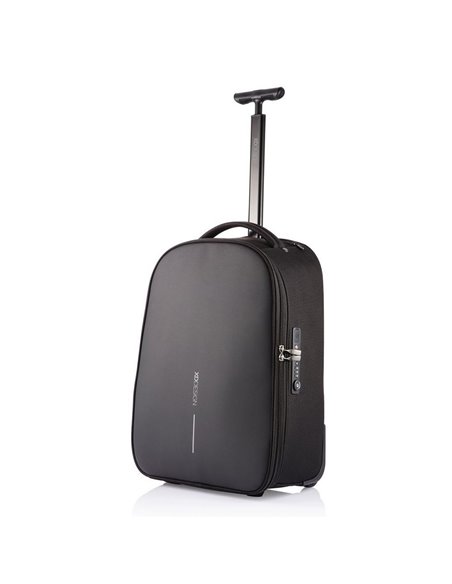 Rucsac de călătorie Bobby Trolley, 17", Poliuretan, Negru