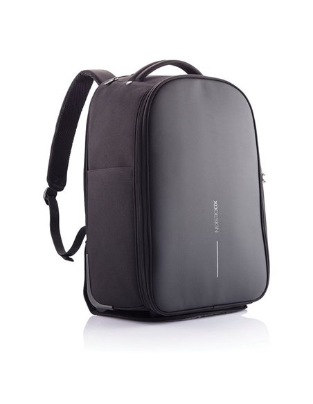 Rucsac de călătorie Bobby Trolley, 17", Poliuretan, Negru