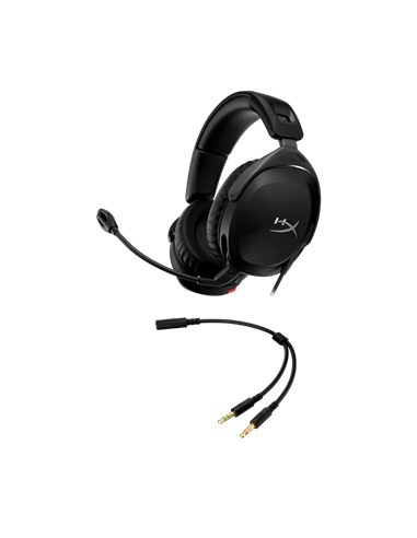 Наушники HyperX Cloud Stinger 2, Проводной аналоговый, Чёрный