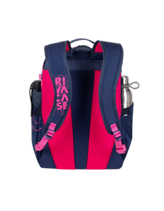 Повседневный рюкзак RivaCase Heide, 15.6", Полиэстер, Темно-синий/Розовый 2