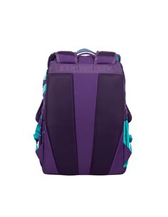 Повседневный рюкзак RivaCase Heide, 15.6", Полиэстер, Фиолетовый/Аквамарин 2