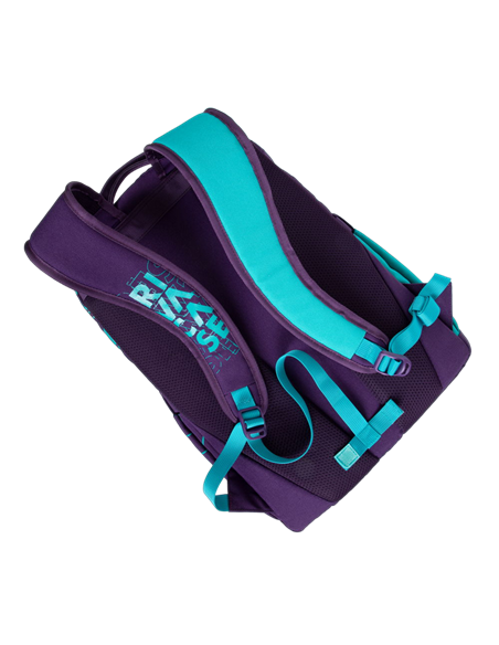 Rucsac zilnic RivaCase Heide, 15.6", Poliester, Violet/Acvamarin Rucsac zilnic RivaCase Heide, 15.6", Poliester, Violet/Acvamarin