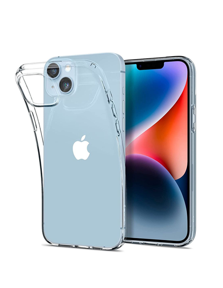 Чехол Spigen iPhone 14 Plus, Liquid Crystal, Прозрачный