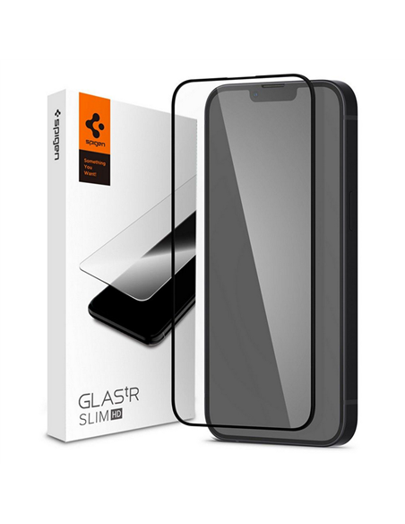 Sticlă de protecție Spigen iPhone 14 Plus, Glass FC, Negru