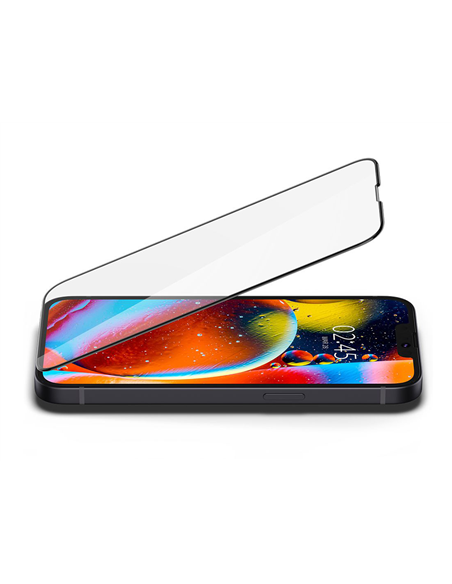 Sticlă de protecție Spigen iPhone 14 Plus, Glass FC, Negru