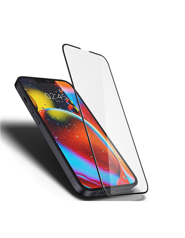 Sticlă de protecție Spigen iPhone 14 Plus, Glass FC, Negru