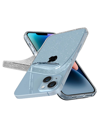 Husă Spigen iPhone 14 Plus Liquid Crystal Glitter, Transparent