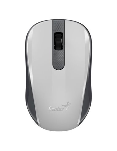 Mouse Wireless Genius NX-8008S, Alb/Gri