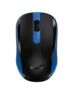 Mouse Wireless Genius NX-8008S, Negru/Albastru