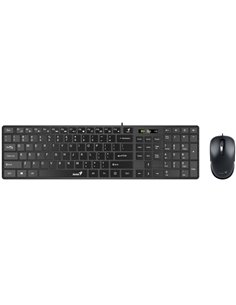 Set Tastatură + Mouse Genius SlimStar C126, Cu fir, Negru 2