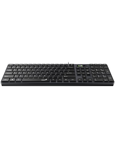Set Tastatură + Mouse Genius SlimStar C126, Cu fir, Negru