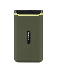 Внешний портативный SSD накопитель Transcend ESD380C, 4 ТБ, Military Green (TS4TESD380C)