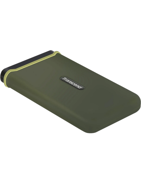 Внешний портативный SSD накопитель Transcend ESD380C, 4 ТБ, Military Green (TS4TESD380C)