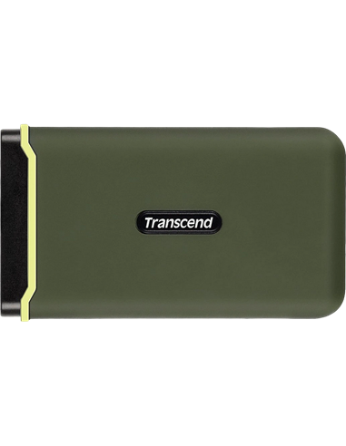 Внешний портативный SSD накопитель Transcend ESD380C, 4 ТБ, Military Green (TS4TESD380C)
