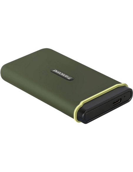 Внешний портативный SSD накопитель Transcend ESD380C, 4 ТБ, Military Green (TS4TESD380C)
