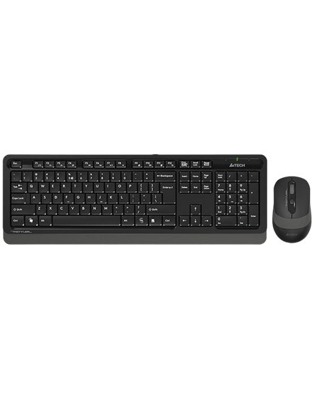 Set Tastatură + Mouse A4Tech FG1010S, Fără fir, Gri